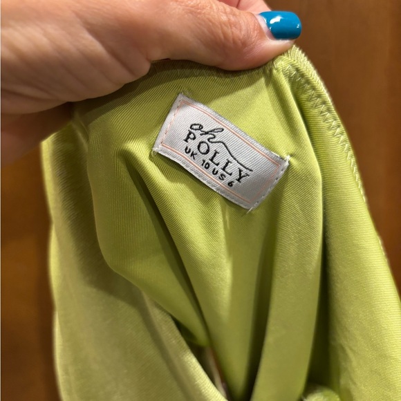 Oh Polly Light Green cut out dress size 6 - Picture 4 of 6